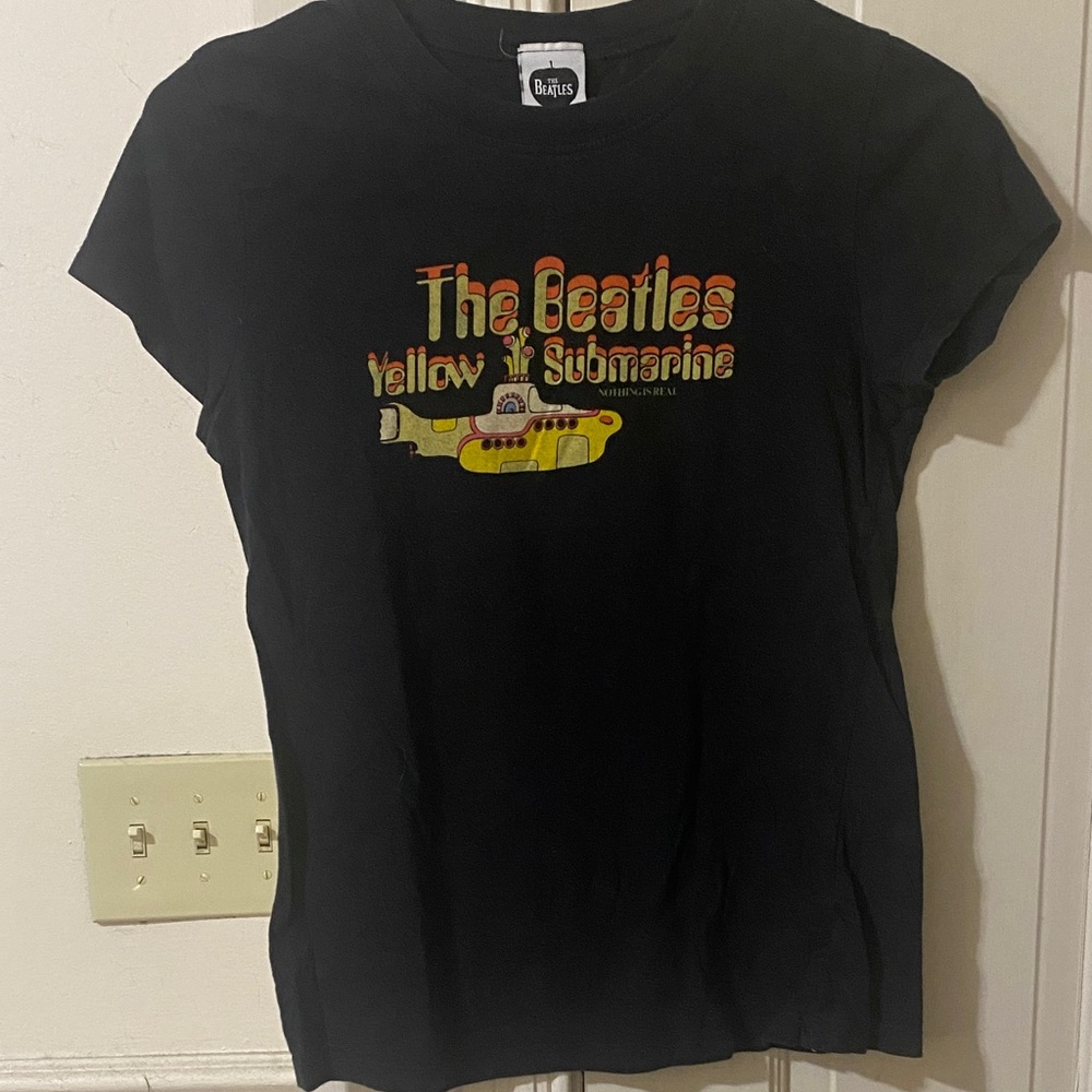 The Beatles Yellow Submarine Black Tee